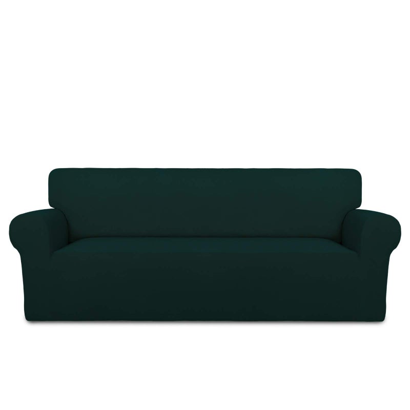 PureFit Super Stretch Sofa Slipcover â€“ Spandex Non Slip Soft Couch Sofa Cover, Washable Furniture Protector with Non Skid Foam and Elastic Bottom for Kids, Pets ï¼ˆSofa, Deep Tealï¼‰ - Image 1